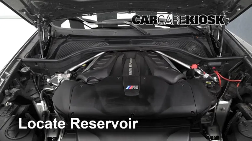 2015 BMW X5 M 4.4L V8 Turbo Windshield Washer Fluid Add Fluid